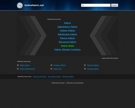website thubmnail of Onlinefabric.net