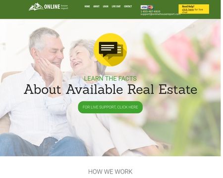 website thubmnail of Online House Report