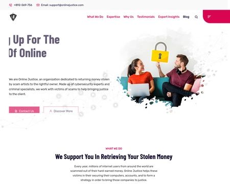 website thubmnail of Online Justice