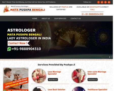 website thubmnail of Online Lady Astrologer