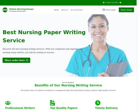 website thubmnail of Onlinenursingessays