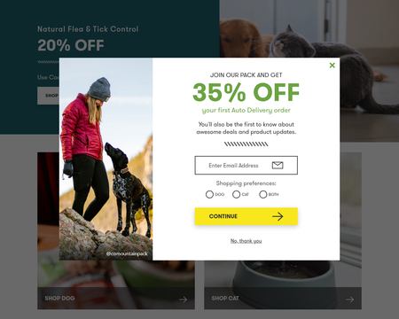 website thubmnail of Only Natural Pet