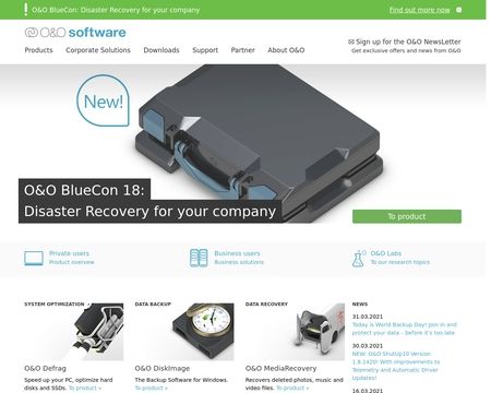 website thubmnail of O&O Software GmbH
