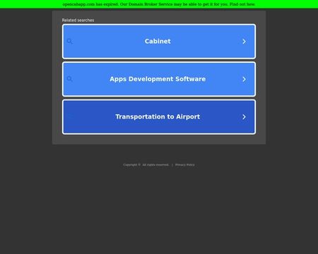 website thubmnail of OpenCabApp