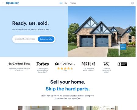 website thubmnail of Opendoor