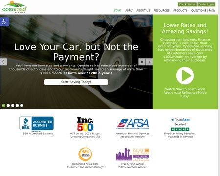 website thubmnail of OpenRoad Lending