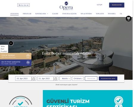 website thubmnail of Operahotel.com.tr