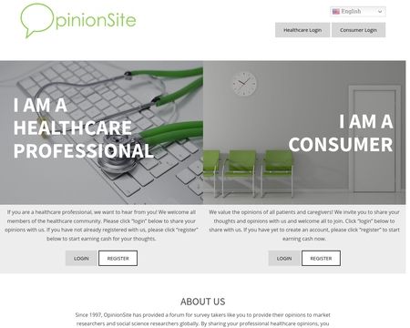 website thubmnail of OpinionSite