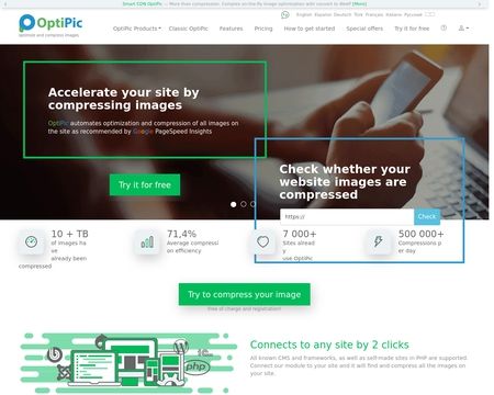 website thubmnail of Optipic.io
