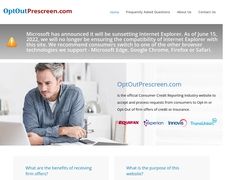 Thumbnail of Opt Out Prescreen