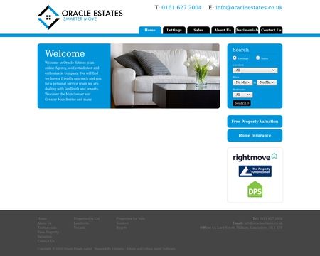 website thubmnail of Oracleestates.co.uk