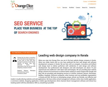 website thubmnail of Orange Dice Solutions