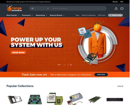 website thubmnail of Orange Hardwares