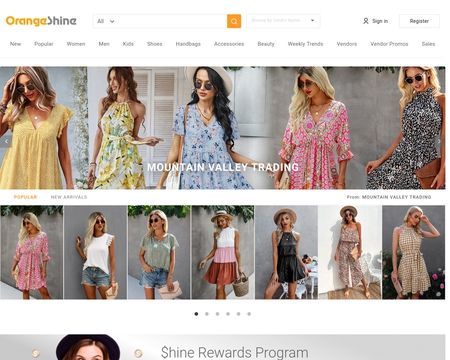 website thubmnail of OrangeShine