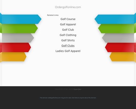 website thubmnail of Ordergolfonline