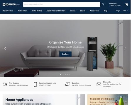 website thubmnail of Organize.com