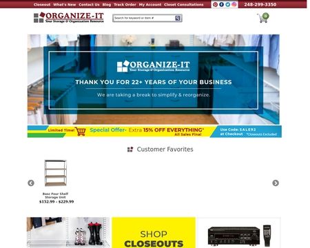 website thubmnail of OrganizeIt