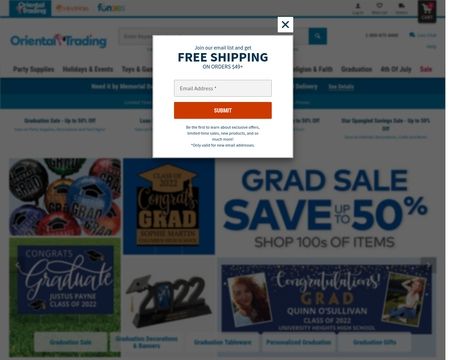 website thubmnail of Oriental Trading Company
