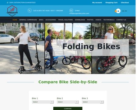website thubmnail of Origami Bicycle Company