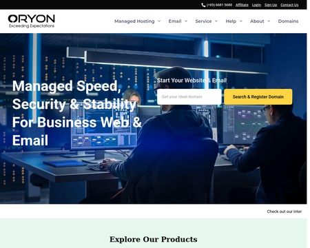 website thubmnail of Oryon