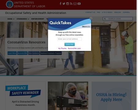 website thubmnail of Osha.gov