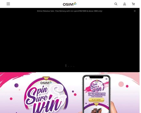 website thubmnail of Osim.com.my