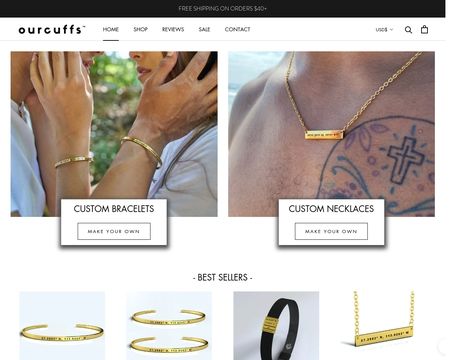 website thubmnail of OurCuffs