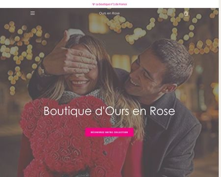 website thubmnail of Ours-en-rose.store