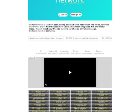 website thubmnail of OurTeenNetwork