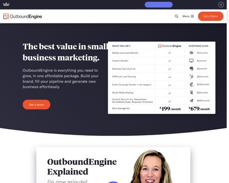 website thubmnail of OutboundEngine