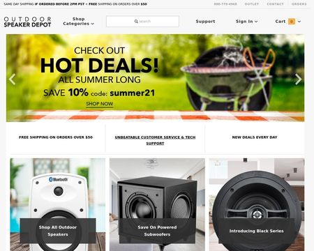 website thubmnail of OutdoorSpeakerDepot