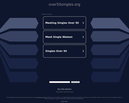 website thubmnail of Over50singles.org