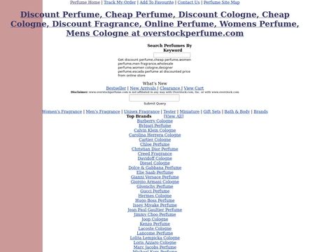 website thubmnail of Overstockperfume