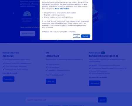 website thubmnail of OVH