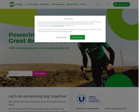 website thubmnail of OvoEnergy