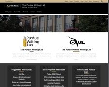 Thumbnail of The Purdue Writing Lab