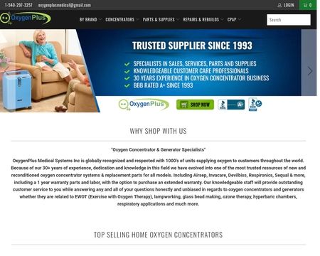 website thubmnail of OxygenPlusMedical
