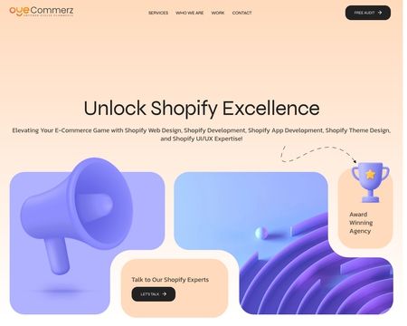 website thubmnail of OyeCommerz