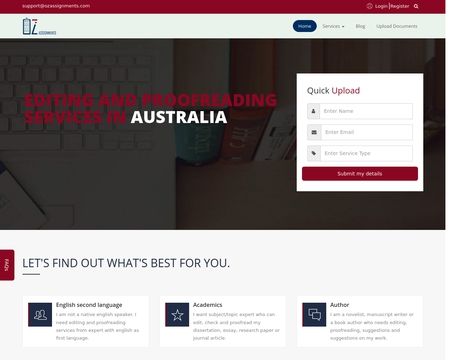 website thubmnail of OZ Assignments