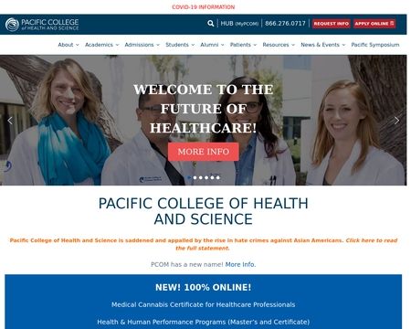 website thubmnail of Pacificcollege.edu