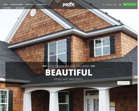 website thubmnail of Pacific Columns