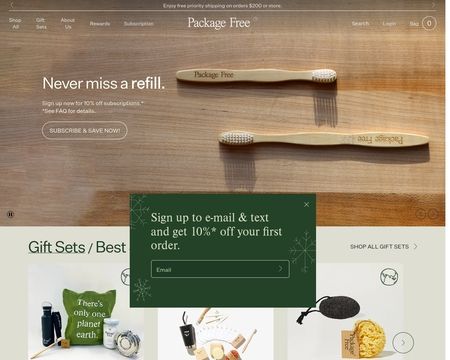 website thubmnail of Package Free