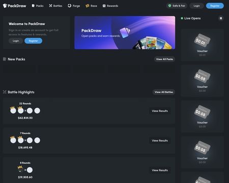 website thubmnail of Packdraw