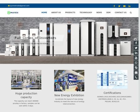website thubmnail of Packress