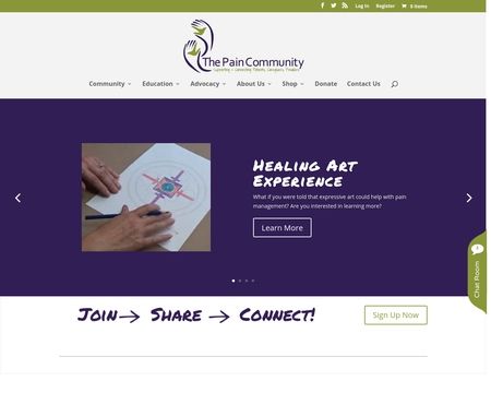 website thubmnail of Paincommunity.org