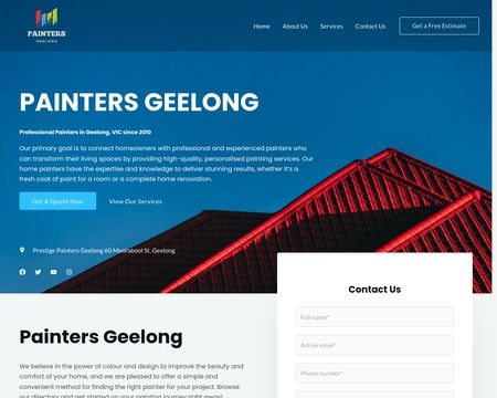 website thubmnail of Paintersgeelong.net.au
