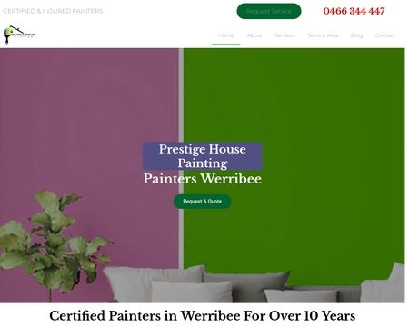 website thubmnail of Painterswerribee.com.au