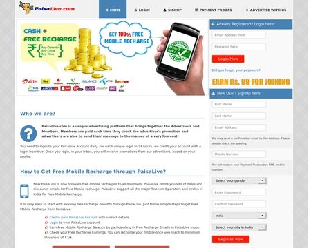 website thubmnail of PaisaLive