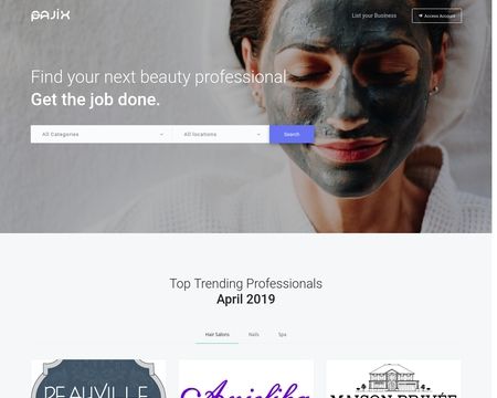 website thubmnail of Pajix