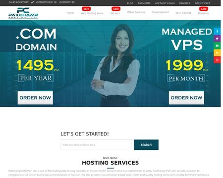 website thubmnail of Pakchamp